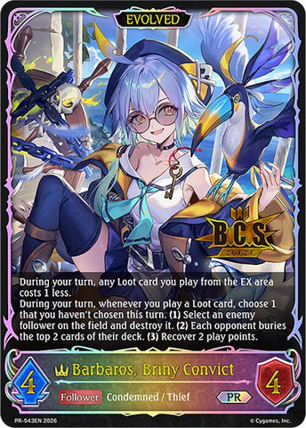 Barbaros, Briny Convict (Evolved) (PR-543EN) [Promotional Cards]