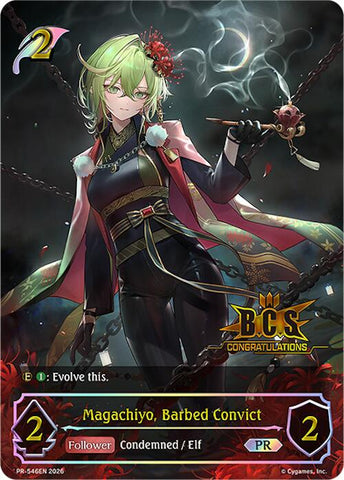 Magachiyo, Barbed Convict (PR-546EN) [Promotional Cards]