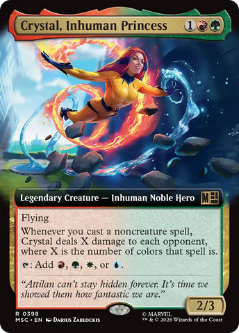 Crystal, Inhuman Princess (Extended Art) [Marvel Super Heroes Commander]