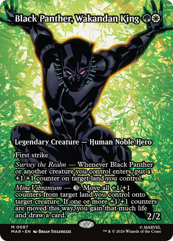 Black Panther, Wakandan King (Borderless) [Marvel Universe: Eternal-Legal]
