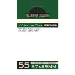 Sleeve Kings Premium Card Sleeves (VARIOUS SIZES) - 100 microns thick - 55 per pack - board game/card game card sleeves