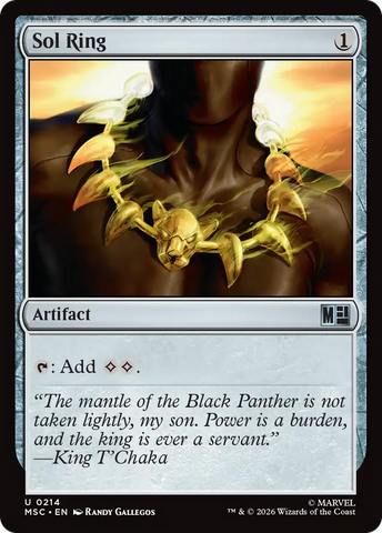Sol Ring (0214) [Marvel Super Heroes Commander]