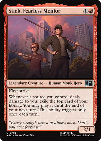 Stick, Fearless Mentor [Marvel Super Heroes Commander]