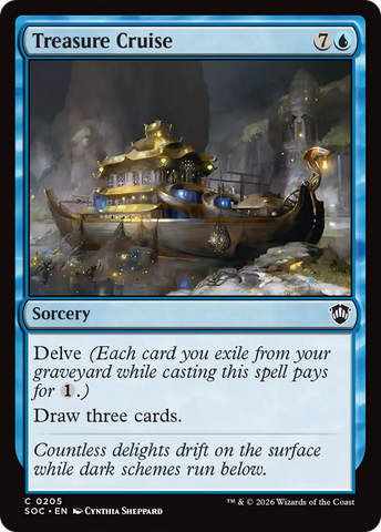 Treasure Cruise [Secrets of Strixhaven Commander]