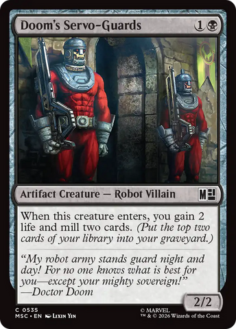 Doom's Servo-Guards [Marvel Super Heroes Commander]