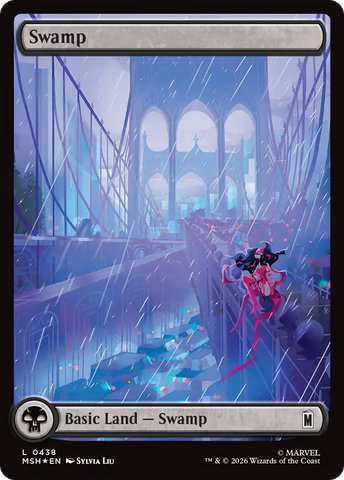 Swamp (0438) (Surge Foil) [Marvel Super Heroes]