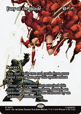 Fury of the Horde (Borderless) [Marvel Universe: Eternal-Legal]