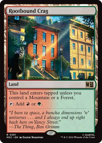 Rootbound Crag [Marvel Super Heroes Commander]
