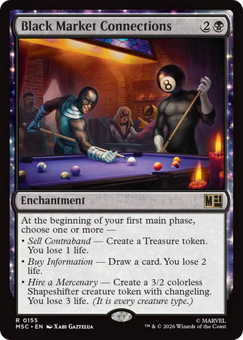 Black Market Connections (Surge Foil) [Marvel Super Heroes Commander]