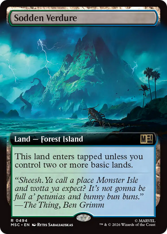 Sodden Verdure (Extended Art) [Marvel Super Heroes Commander]