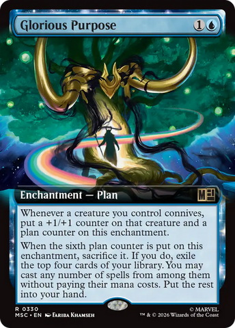 Glorious Purpose (Extended Art) [Marvel Super Heroes Commander]
