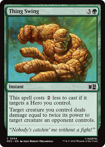Thing Swing [Marvel Super Heroes Commander]