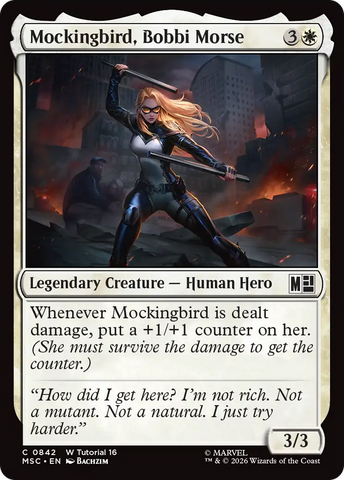 Mockingbird, Bobbi Morse (0842) [Marvel Super Heroes Commander]