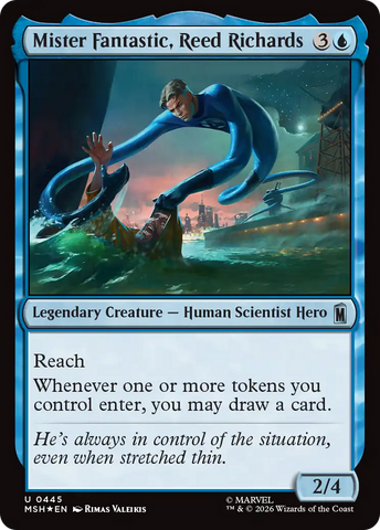 Mister Fantastic, Reed Richards (Surge Foil) [Marvel Super Heroes]