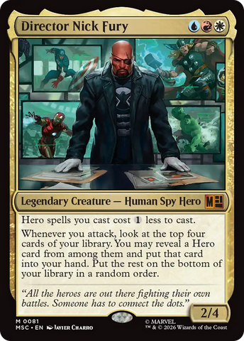 Director Nick Fury [Marvel Super Heroes Commander]