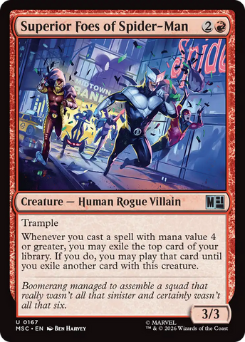 Superior Foes of Spider-Man (Surge Foil) [Marvel Super Heroes Commander]