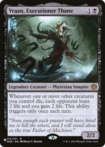 Vraan, Executioner Thane [The List]