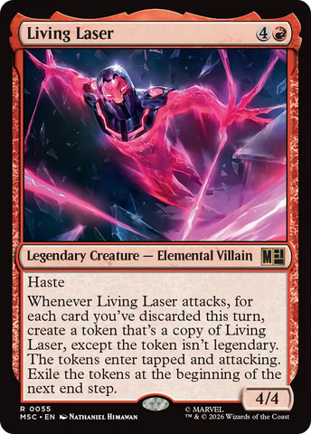 Living Laser (Surge Foil) [Marvel Super Heroes Commander]