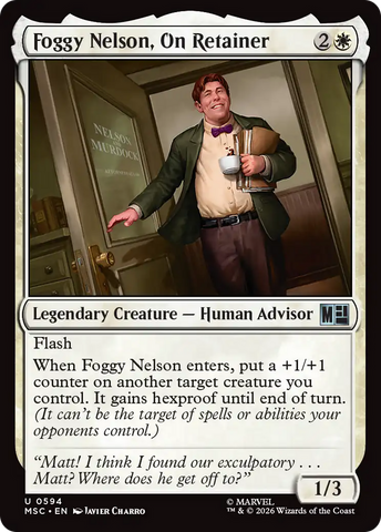 Foggy Nelson, On Retainer [Marvel Super Heroes Commander]