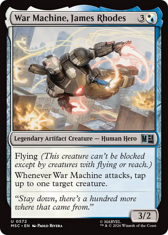 War Machine, James Rhodes [Marvel Super Heroes Commander]