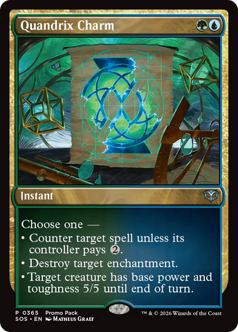Quandrix Charm [Secrets of Strixhaven Promos]