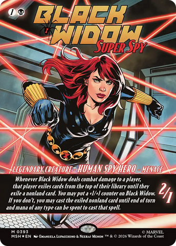 Black Widow, Super Spy (Borderless) (0393) [Marvel Super Heroes]