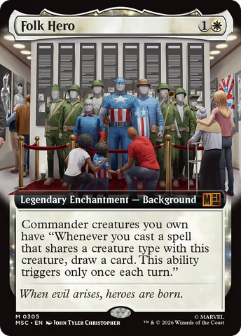 Folk Hero (Extended Art) [Marvel Super Heroes Commander]