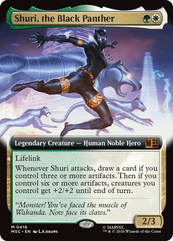 Shuri, the Black Panther (Extended Art) [Marvel Super Heroes Commander]