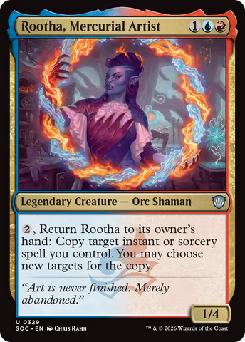 Rootha, Mercurial Artist [Secrets of Strixhaven Commander]