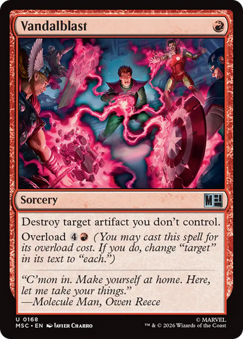 Vandalblast (Surge Foil) [Marvel Super Heroes Commander]