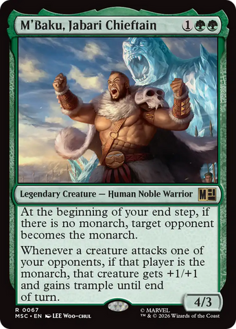 M'Baku, Jabari Chieftain [Marvel Super Heroes Commander]