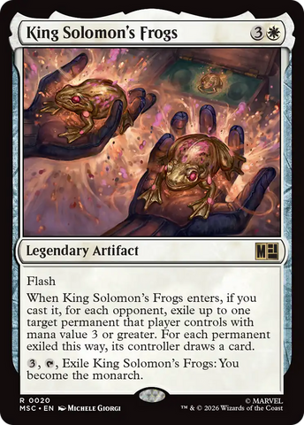 King Solomon's Frogs (Surge Foil) [Marvel Super Heroes Commander]