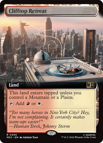 Clifftop Retreat (Extended Art) [Marvel Super Heroes Commander]