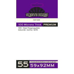 Sleeve Kings Card Sleeves - 60/100 microns thick - 55/110 per pack - board game card sleeves