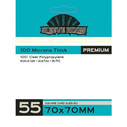 Sleeve Kings Card Sleeves - 60/100 microns thick - 55/110 per pack - board game card sleeves
