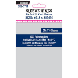 Sleeve Kings Card Sleeves - 60/100 microns thick - 55/110 per pack - board game card sleeves