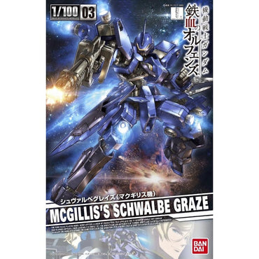 Bandai Spirits IRON-BLOODED ORPHANS - NG 1/100 MCGILLIS SCHWALBE GRAZE - Model Kits