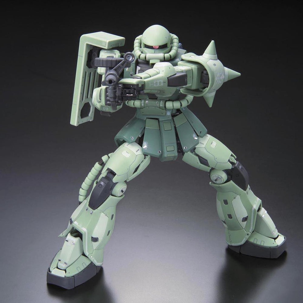 Bandai Spirits RG 1/144 MS-06F ZAKU II - Gundam Model Kits - Mobile Suit Gundam Unicorn