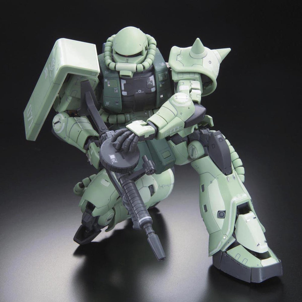 Bandai Spirits RG 1/144 MS-06F ZAKU II - Gundam Model Kits - Mobile Suit Gundam Unicorn