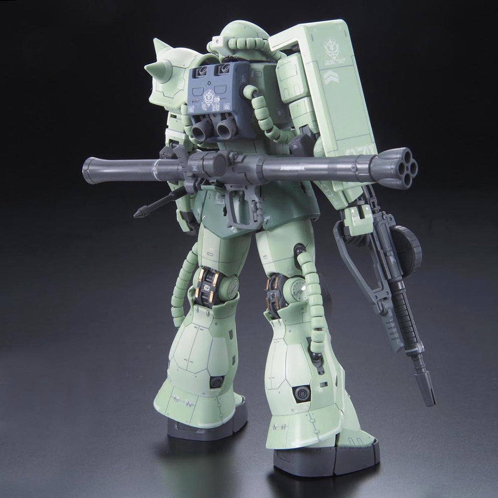 Bandai Spirits RG 1/144 MS-06F ZAKU II - Gundam Model Kits - Mobile Suit Gundam Unicorn
