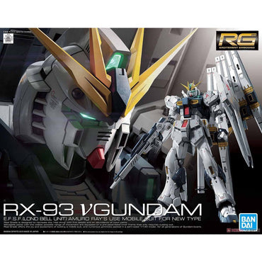 Bandai Spirits RG 1/144 RX-93 V GUNDAM / NU GUNDAM - Gundam Model Kits