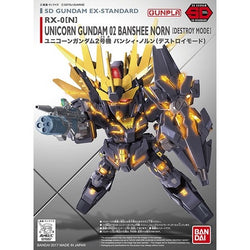 Bandai Spirits SD EX-STANDARD Unicorn Gundam 02 Banshee Norn (Destroy Mode) - Gundam Model Kits