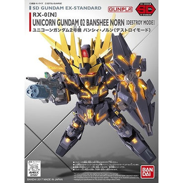 Bandai Spirits SD EX-STANDARD Unicorn Gundam 02 Banshee Norn (Destroy Mode) - Gundam Model Kits