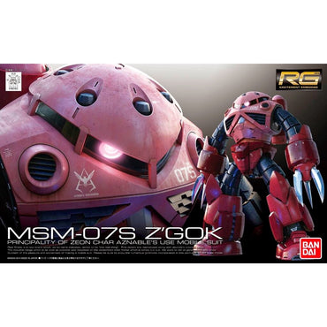Bandai Spirits RG 1/144 MSM-07S ZGOK (CHAR CUSTOM) - Gundam Model Kits