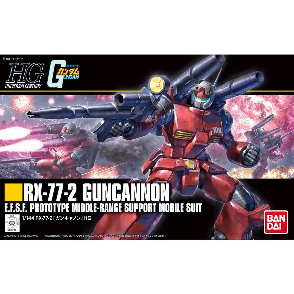 Bandai Spirits 1/144 HGUC Revive RX-77-2 Guncannon - Gundam Model Kits