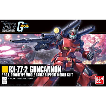 Bandai Spirits 1/144 HGUC Revive RX-77-2 Guncannon - Gundam Model Kits
