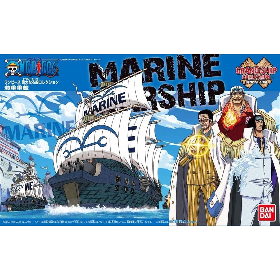 Bandai Spirits ONE PIECE GRAND SHIP COLLECTION: MARINE WARSHIP - Model Kits