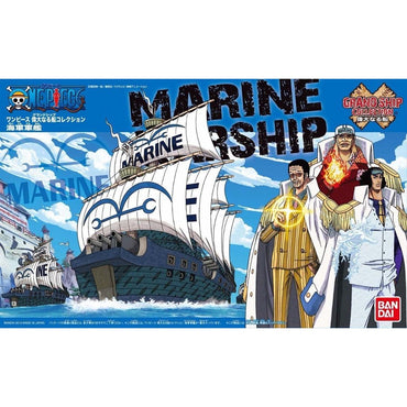 Bandai Spirits ONE PIECE GRAND SHIP COLLECTION: MARINE WARSHIP - Model Kits