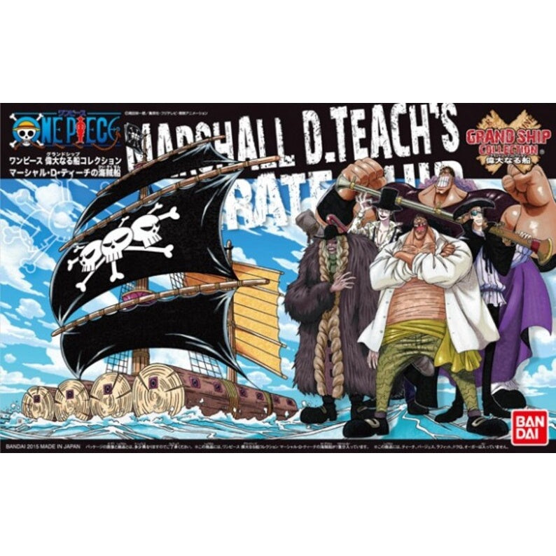 Bandai Spirits ONE PIECE GRAND SHIP COLLECTION: Marshall D. Teach Pirate Ship - Model Kits