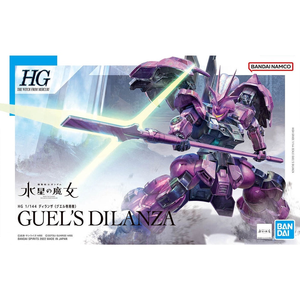 Bandai Spirits HG 1/144 GUEL'S DILANZA - THE WITCH FROM MERCURY - Model Kits